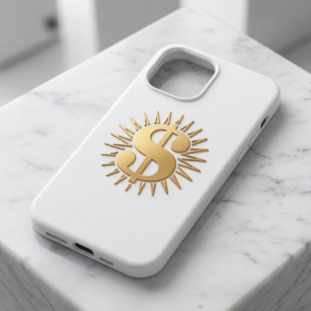 Husa telfon mobil $ logo