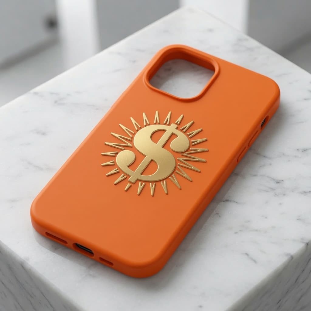 Husa telfon mobil $ logo